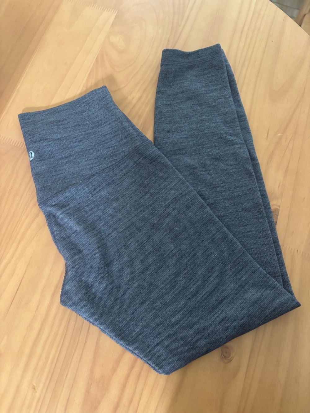 lululemon athletica Heathered Charcoal Cropped Leggings